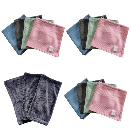 12 Magische doeken + 3 Twisted towels